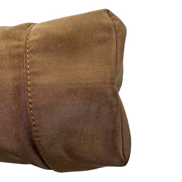 Bottega Veneta Brown Nylon Mini Bag with Mirror - Picture 10 of 16